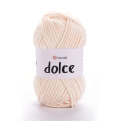 YARNART DOLCE - VELVET KNITTING YARN LIGHT PINKISH ORANGE - 779