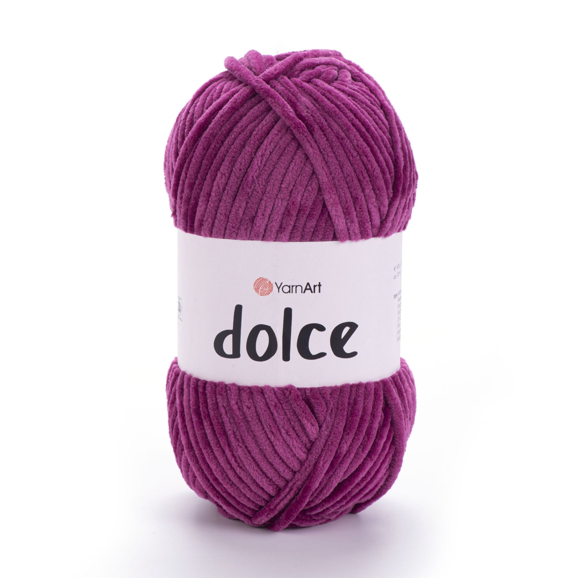 YARNART DOLCE - VELVET KNITTING YARN PURPLE - 766