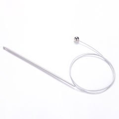 FLEXIBLE STEEL WIRED TUNISIAN CROCHET HOOK 80 CM 3.5 MM