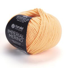 YARNART IMPERIAL MERINO - KNITTING YARN LIGHT ORANGE - 3317