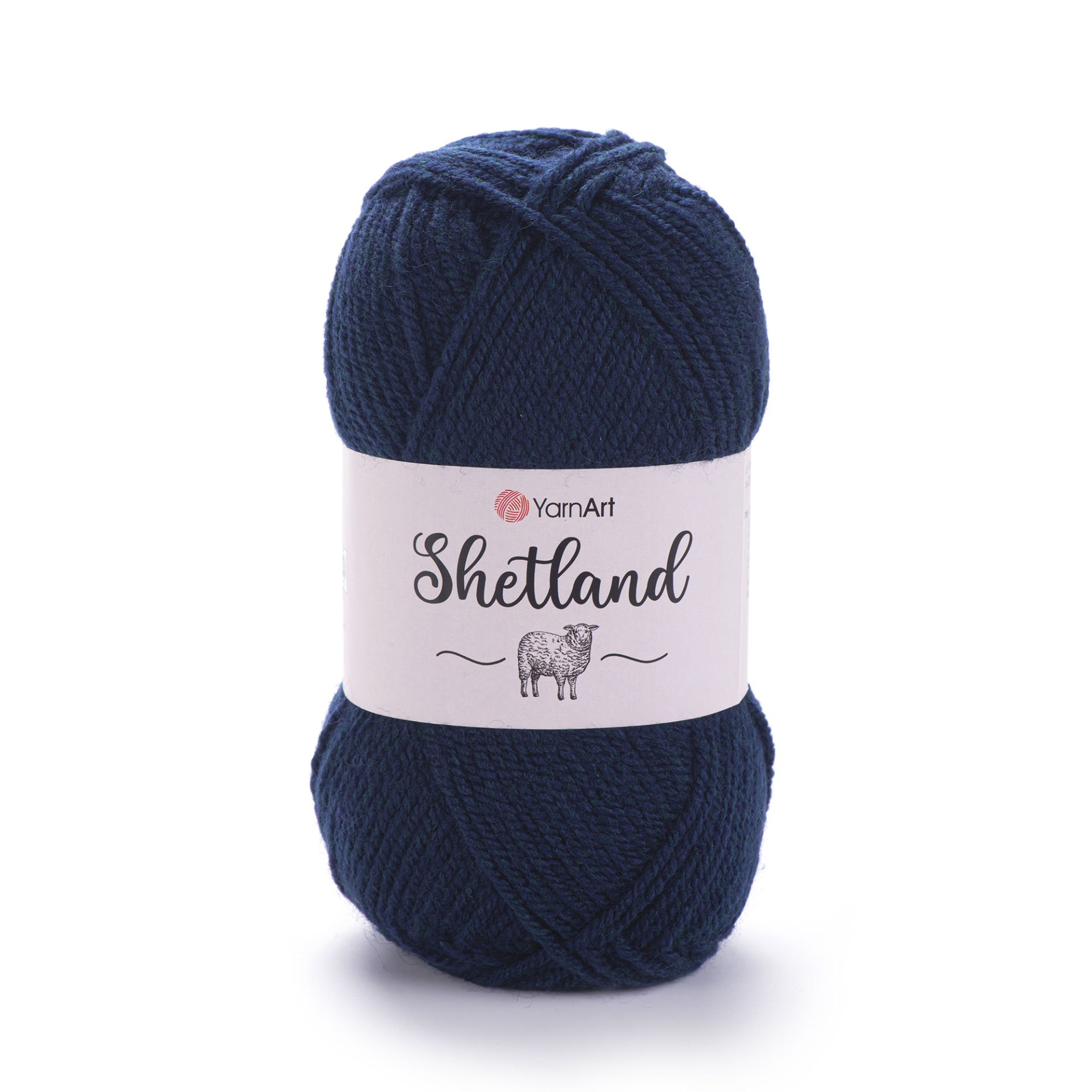YARNART SHETLAND - KNITTING YARN PETROL BLUE - 533