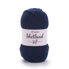 YARNART SHETLAND - KNITTING YARN PETROL BLUE - 533