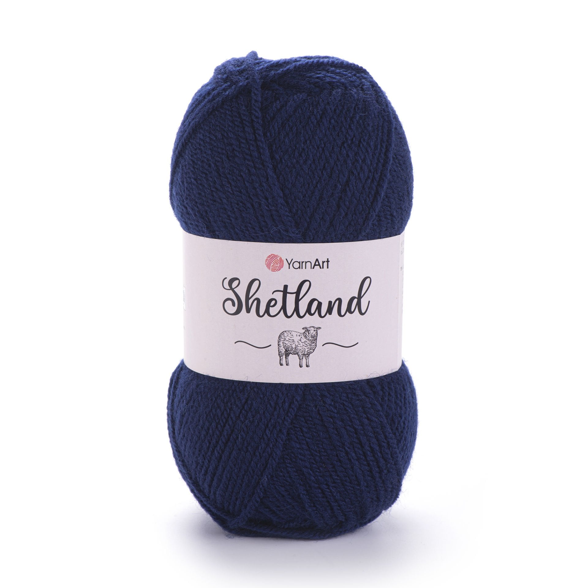 YARNART SHETLAND - KNITTING YARN NAVY - 534