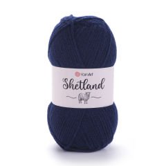 YARNART SHETLAND - KNITTING YARN NAVY - 534