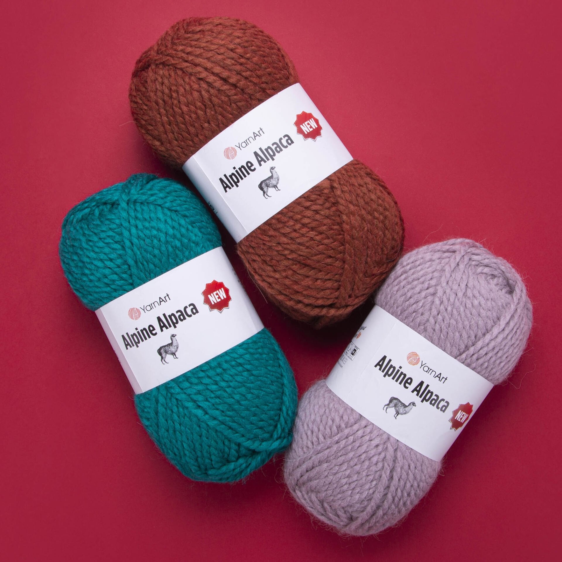 YARNART ALPINE ALPACA NEW - KNITTING YARN