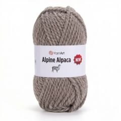 YARNART ALPINE ALPACA NEW - KNITTING YARN TAUPE - 1432