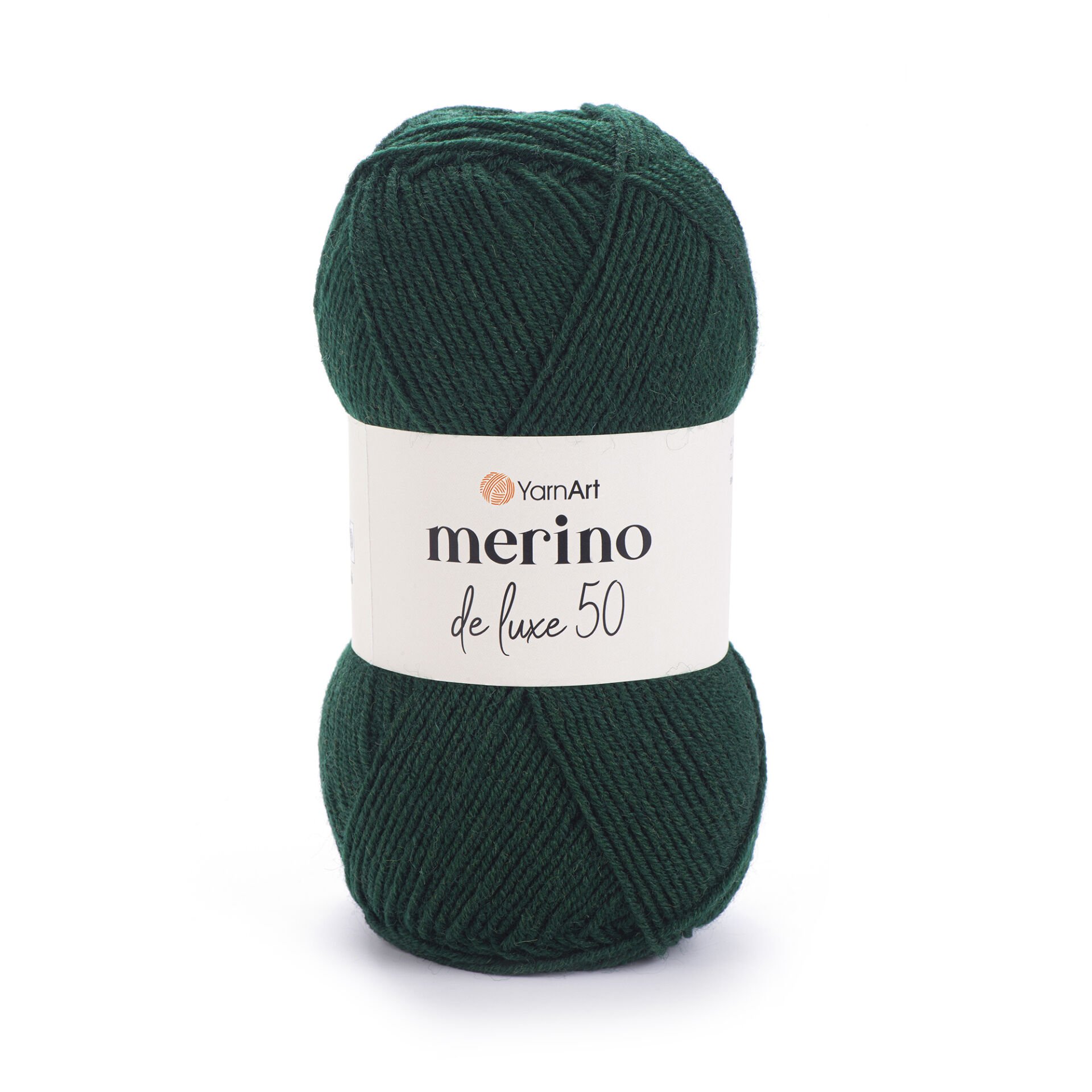 YARNART MERINO DE LUXE 50 - KNITTING YARN GREEN - 590