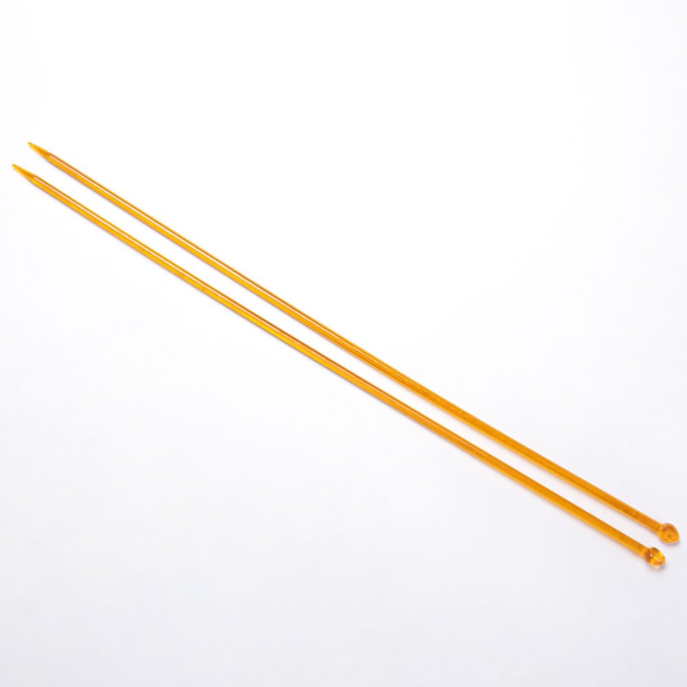 PLASTIC LIGHTWEIGHT KNITTING NEEDLE 35 CM 4 MM