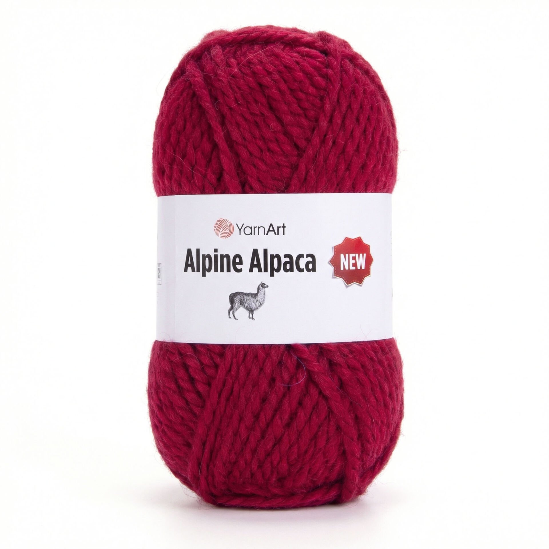 YARNART ALPINE ALPACA NEW - KNITTING YARN RED - 1434