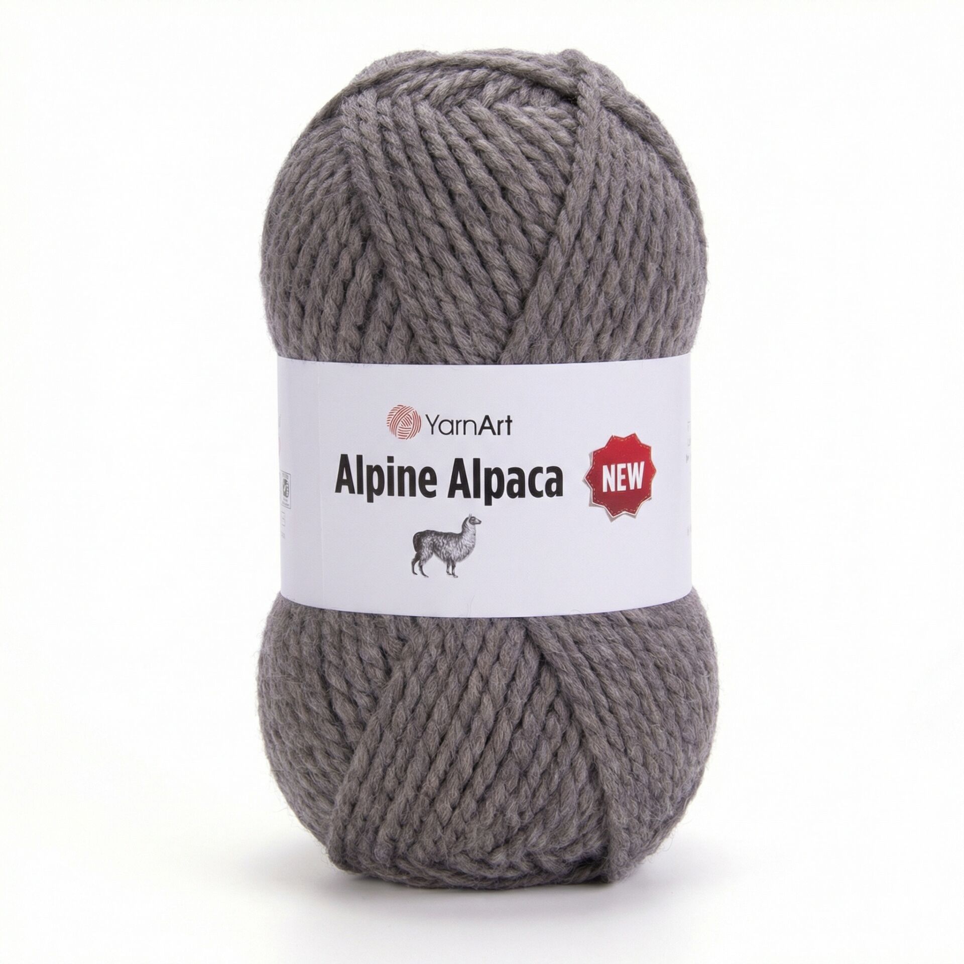 YARNART ALPINE ALPACA NEW - KNITTING YARN BROWN - 1438