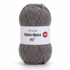 YARNART ALPINE ALPACA NEW - KNITTING YARN BROWN - 1438