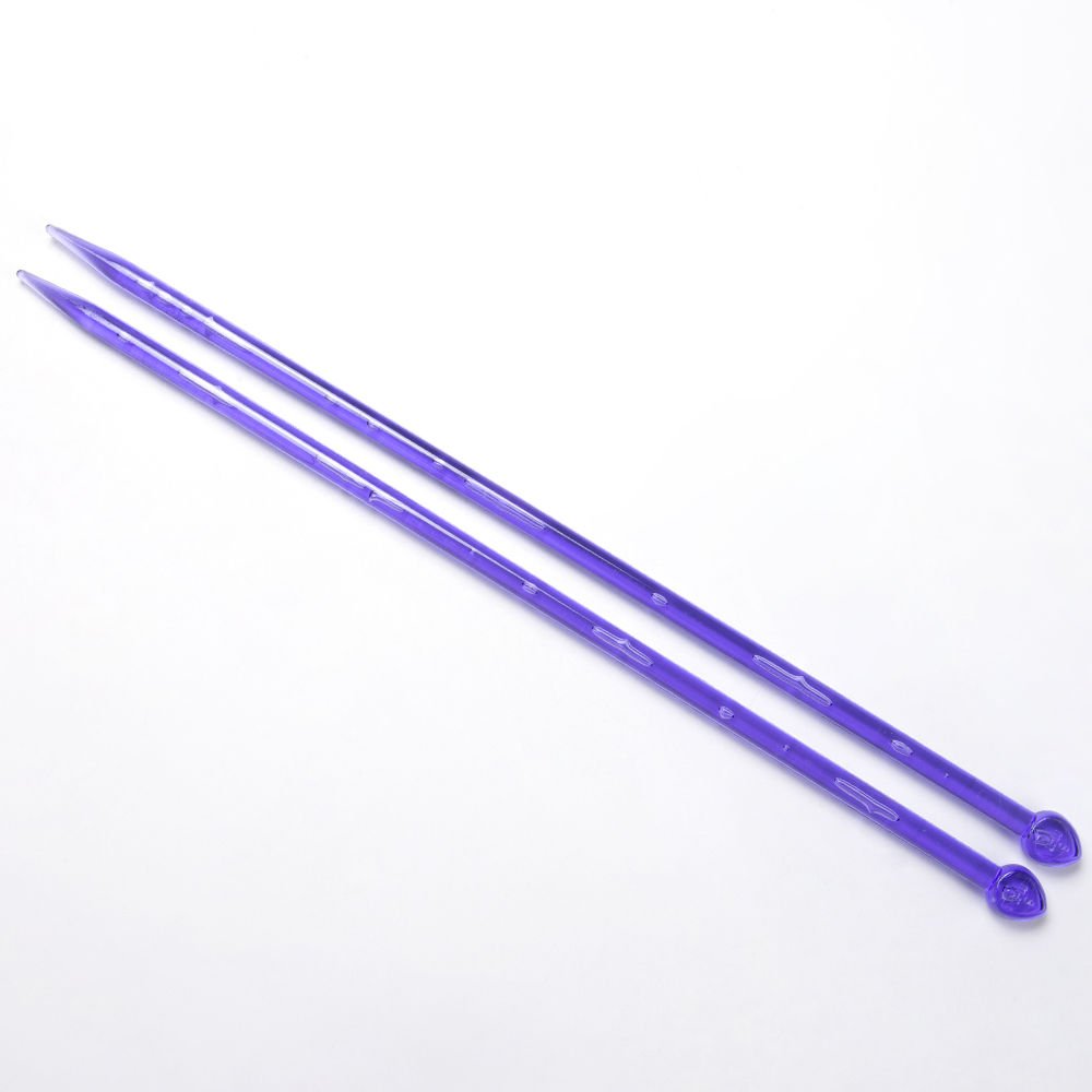 PLASTIC LIGHTWEIGHT KNITTING NEEDLE 35 CM 8 MM