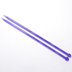 PLASTIC LIGHTWEIGHT KNITTING NEEDLE 35 CM 8 MM