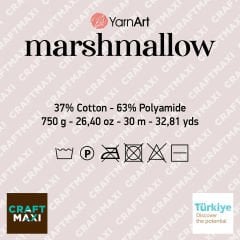 YARNART MARSHMALLOW - KNOT CUSHION CORD