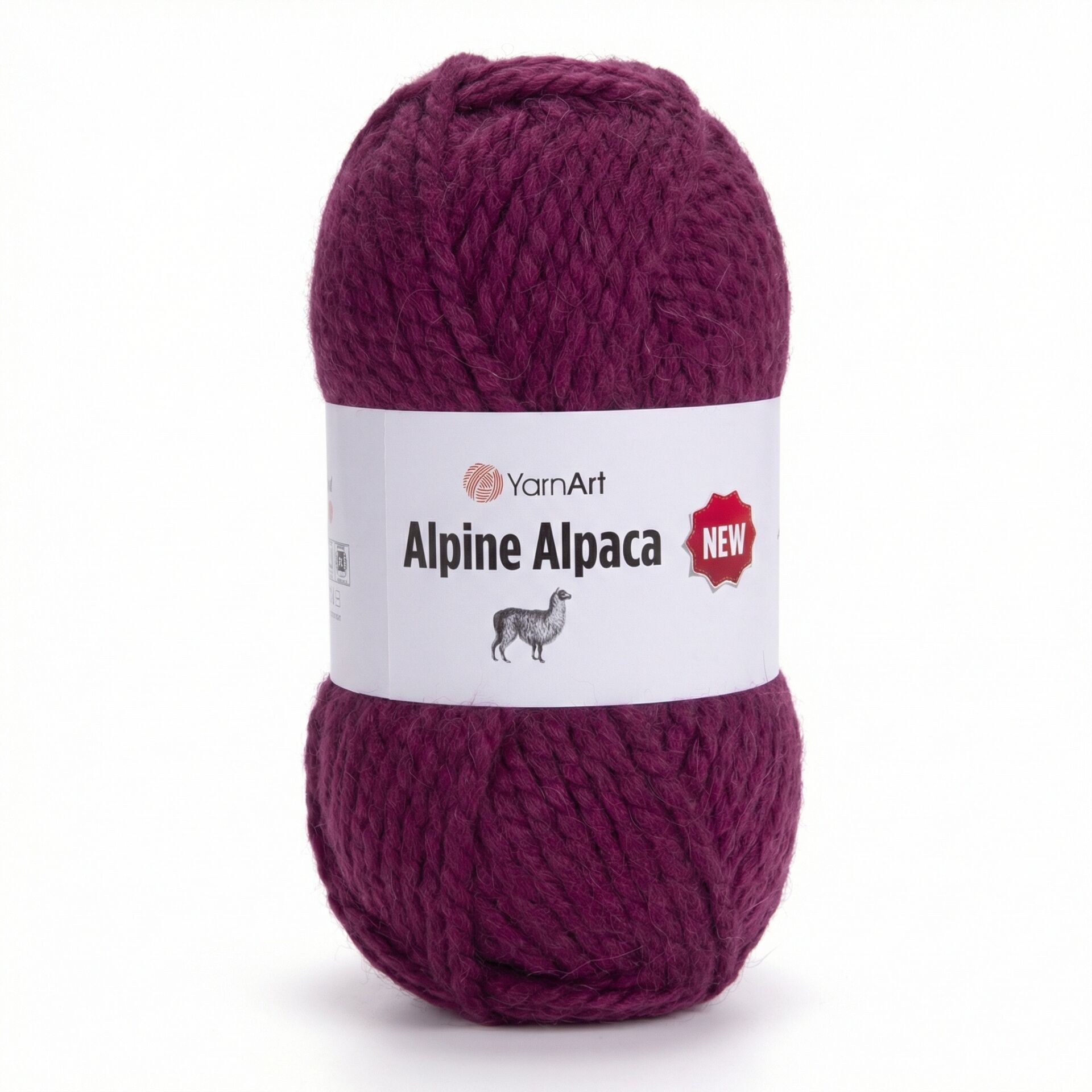 YARNART ALPINE ALPACA NEW - KNITTING YARN CHERRY RED - 1441