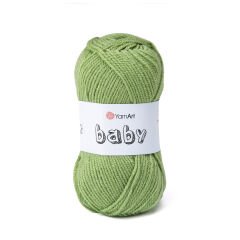 YARNART BABY - BABY YARN GREEN - 69