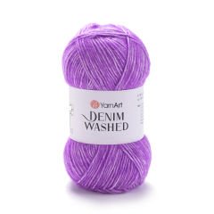 YARNART DENIM WASHED - MELANGE KNITTING YARN LILAC - 904
