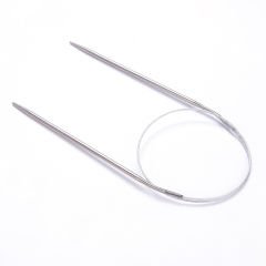 STEEL WIRED CIRCULAR KNITTING NEEDLE 60 CM 3.5 MM