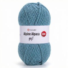 YARNART ALPINE ALPACA NEW - KNITTING YARN TURQUOISE - 1450