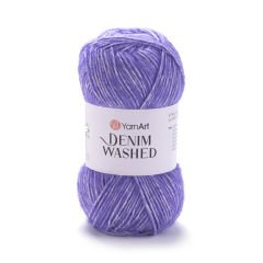 YARNART DENIM WASHED - MELANGE KNITTING YARN PURPLE - 907
