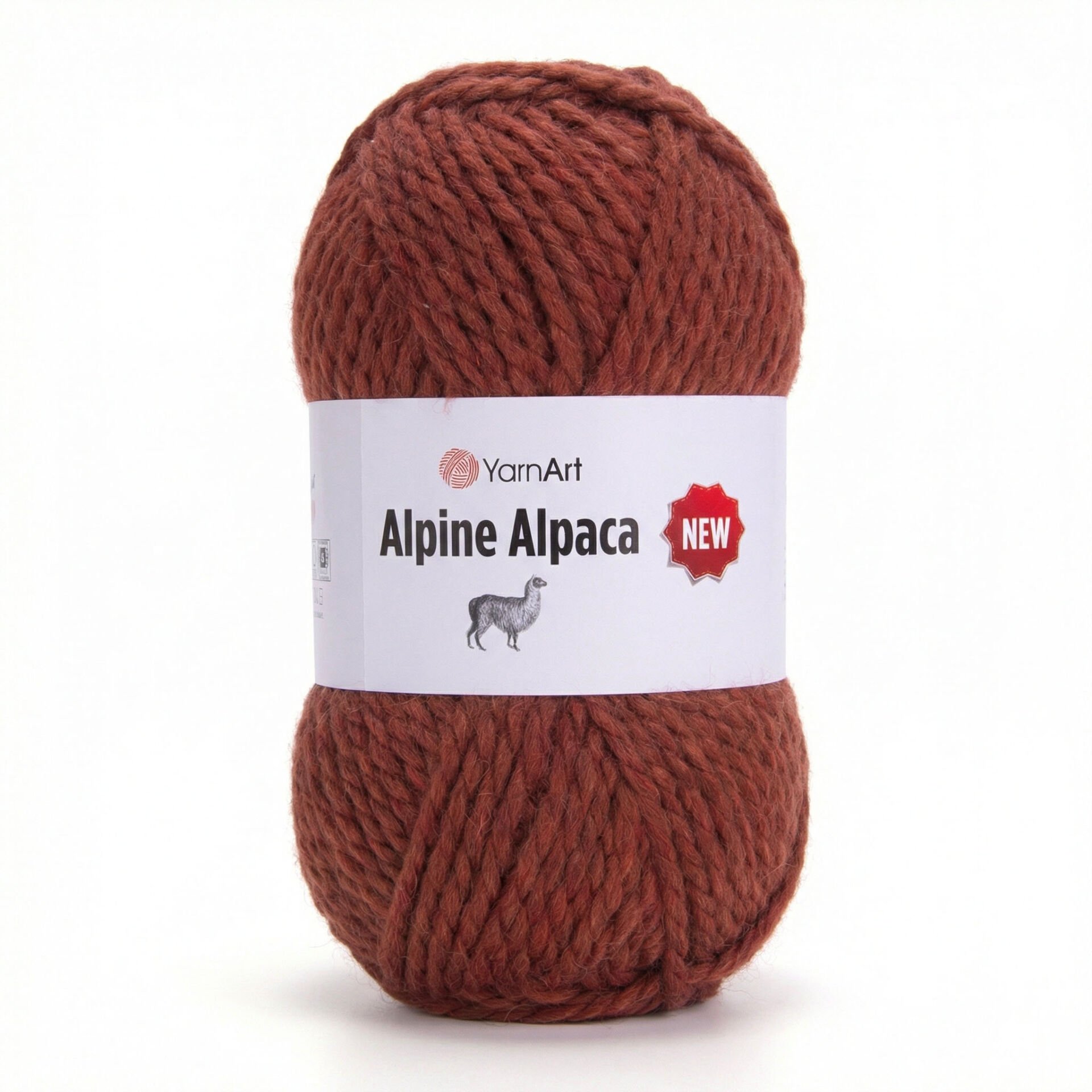 YARNART ALPINE ALPACA NEW - KNITTING YARN TERRACOTTA - 1452