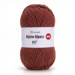 YARNART ALPINE ALPACA NEW - KNITTING YARN TERRACOTTA - 1452