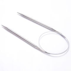 STEEL WIRED CIRCULAR KNITTING NEEDLE 60 CM 6 MM