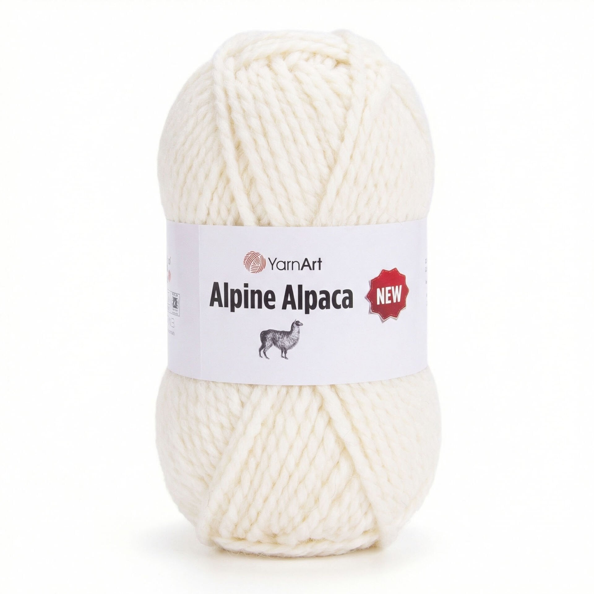 YARNART ALPINE ALPACA NEW - KNITTING YARN CREAM - 1433