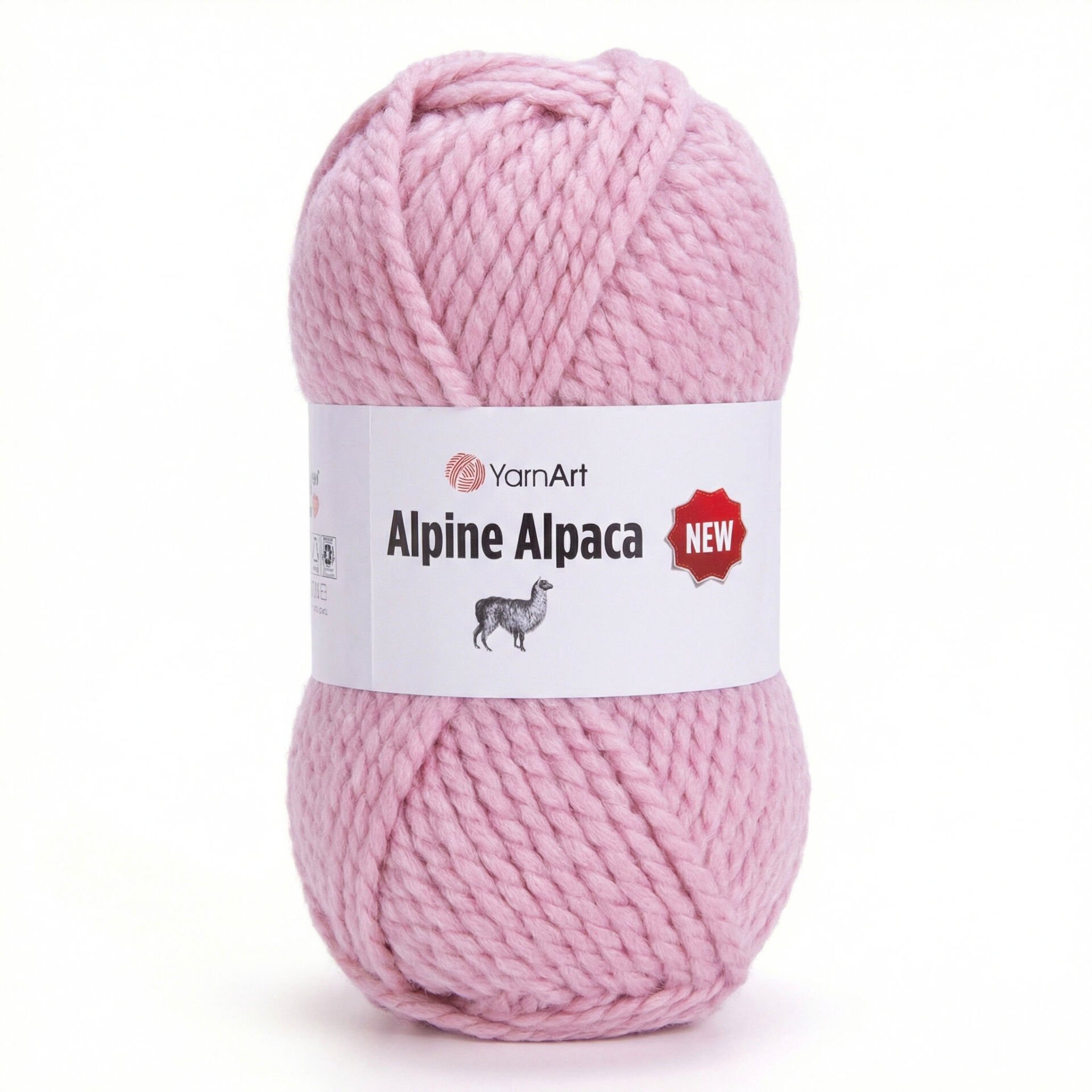 YARNART ALPINE ALPACA NEW - KNITTING YARN PINK - 1445