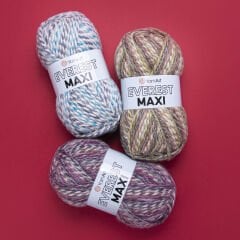 YARNART EVEREST MAXI - MULTICOLOR KNITTING YARN