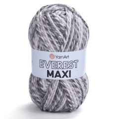 YARNART EVEREST MAXI - MULTICOLOR KNITTING YARN VARIEGATED - 8021