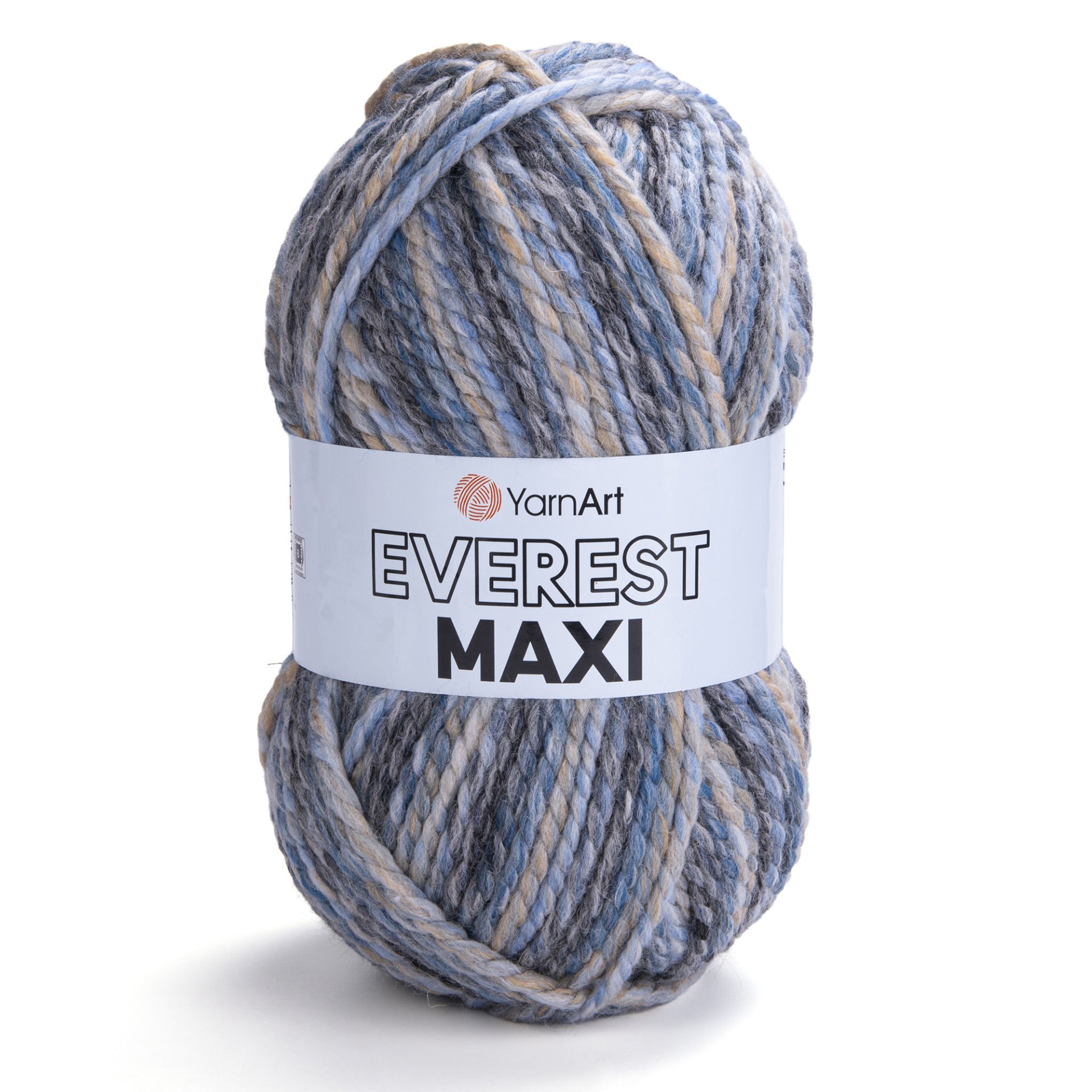 YARNART EVEREST MAXI - MULTICOLOR KNITTING YARN VARIEGATED - 8023