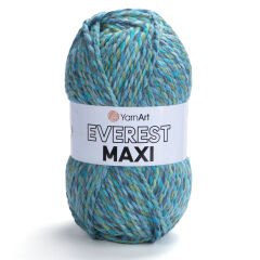 YARNART EVEREST MAXI - MULTICOLOR KNITTING YARN VARIEGATED - 8025