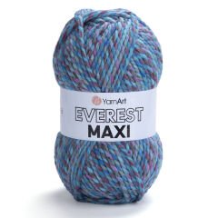 YARNART EVEREST MAXI - MULTICOLOR KNITTING YARN VARIEGATED - 8027
