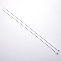 WHITE KNITTING NEEDLE 35 CM 4 MM