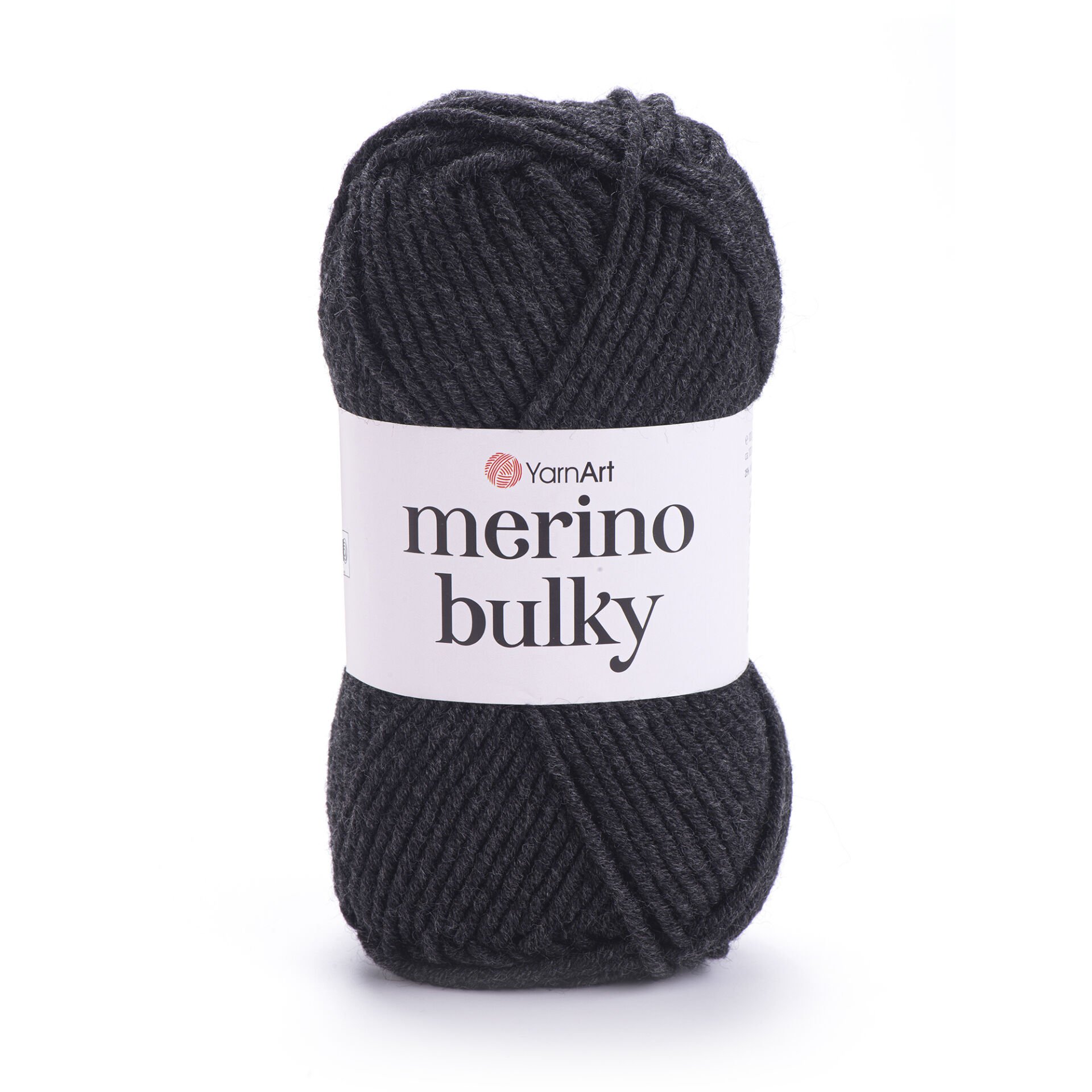 YARNART MERINO BULKY - KNITTING YARN ANTHRACITE - 359