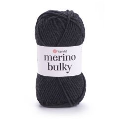 YARNART MERINO BULKY - KNITTING YARN ANTHRACITE - 359