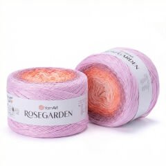 YARNART ROSEGARDEN - MULTICOLOR KNITTING YARN VARIEGATED - 330