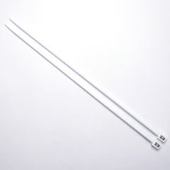 WHITE KNITTING NEEDLE 35 CM 5 MM