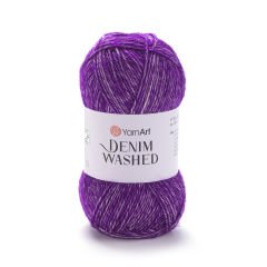 YARNART DENIM WASHED - MELANGE KNITTING YARN PURPLE - 921