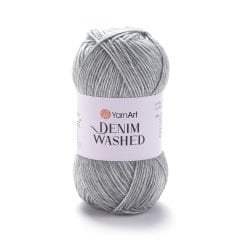 YARNART DENIM WASHED - MELANGE KNITTING YARN GREY - 908