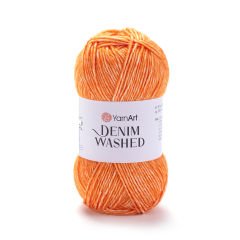 YARNART DENIM WASHED - MELANGE KNITTING YARN ORANGE - 902
