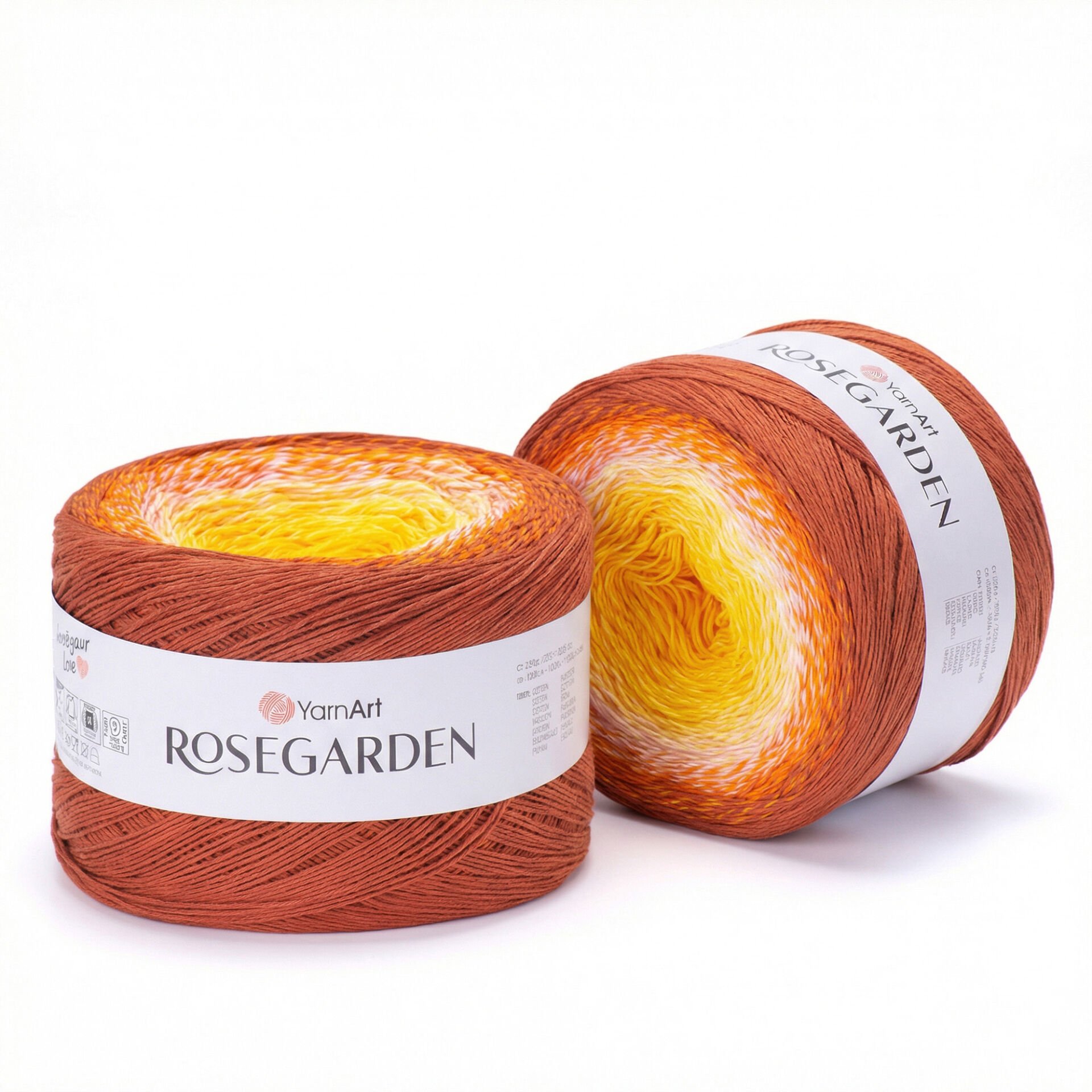 YARNART ROSEGARDEN - MULTICOLOR KNITTING YARN VARIEGATED - 334