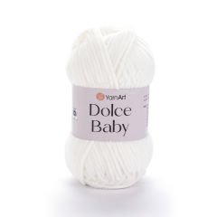 YARNART DOLCE BABY - VELVET BABY YARN CREAM - 745