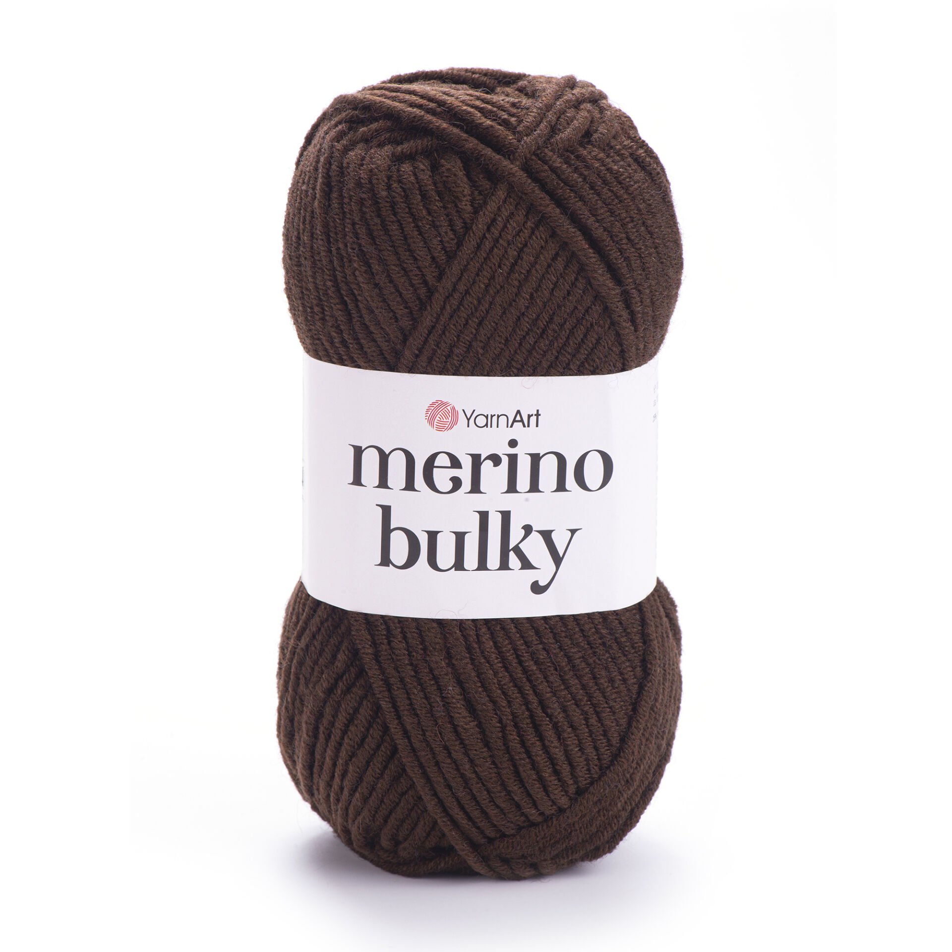 YARNART MERINO BULKY - KNITTING YARN REDDISH BROWN - 3067