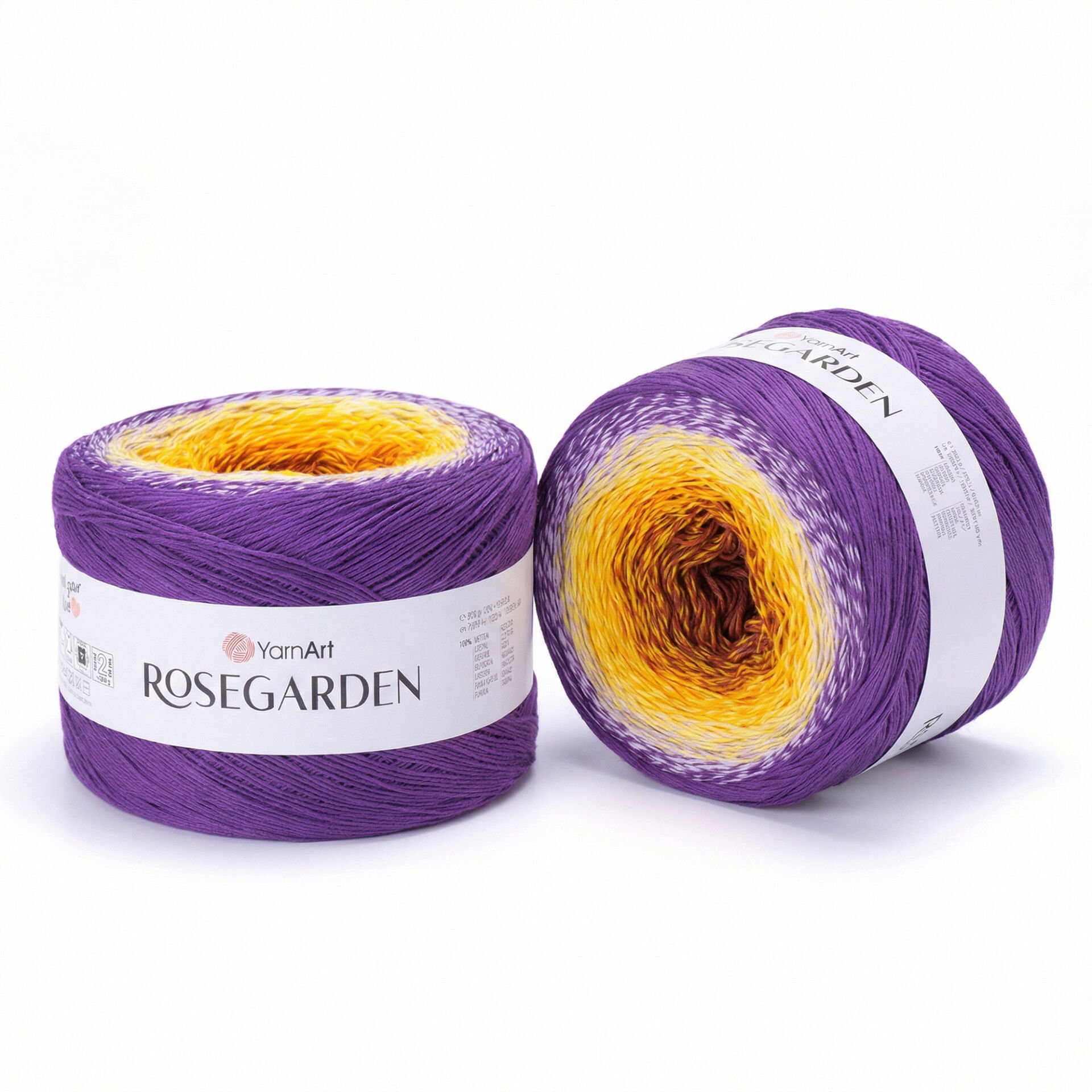 YARNART ROSEGARDEN - MULTICOLOR KNITTING YARN VARIEGATED - 338