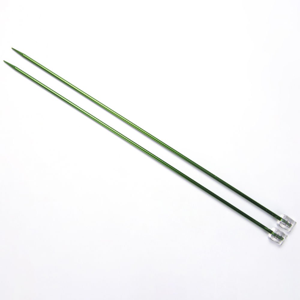 COLOURED METALIZED KNITTING NEEDLE 35 CM 4 MM