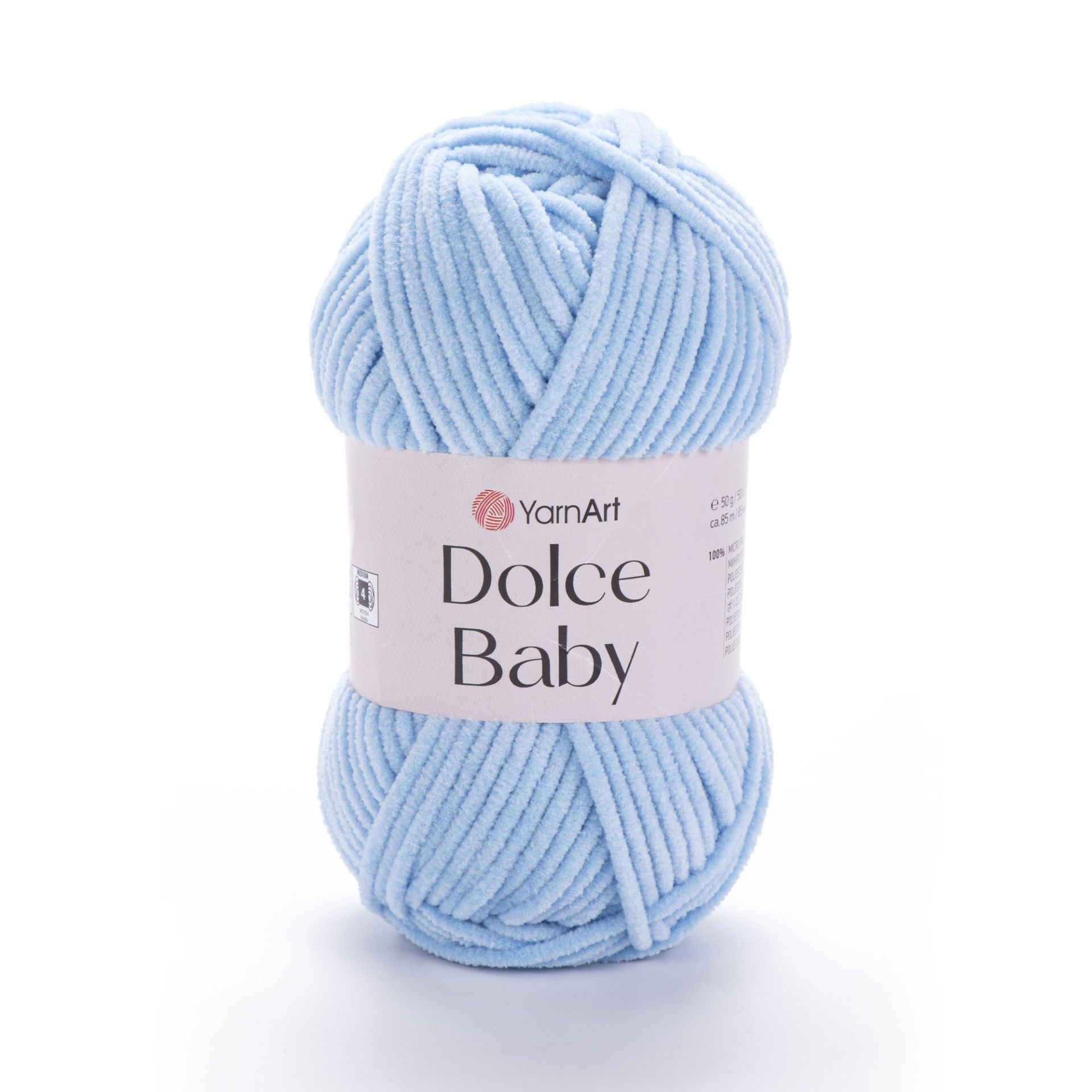 YARNART DOLCE BABY - VELVET BABY YARN BABY BLUE - 749