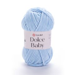 YARNART DOLCE BABY - VELVET BABY YARN BABY BLUE - 749