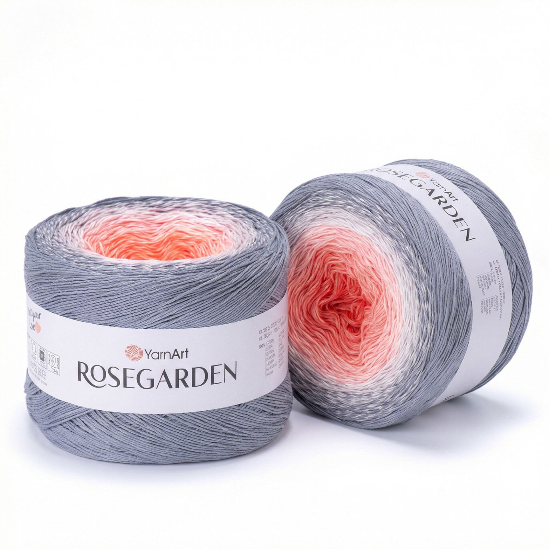 YARNART ROSEGARDEN - MULTICOLOR KNITTING YARN VARIEGATED - 341